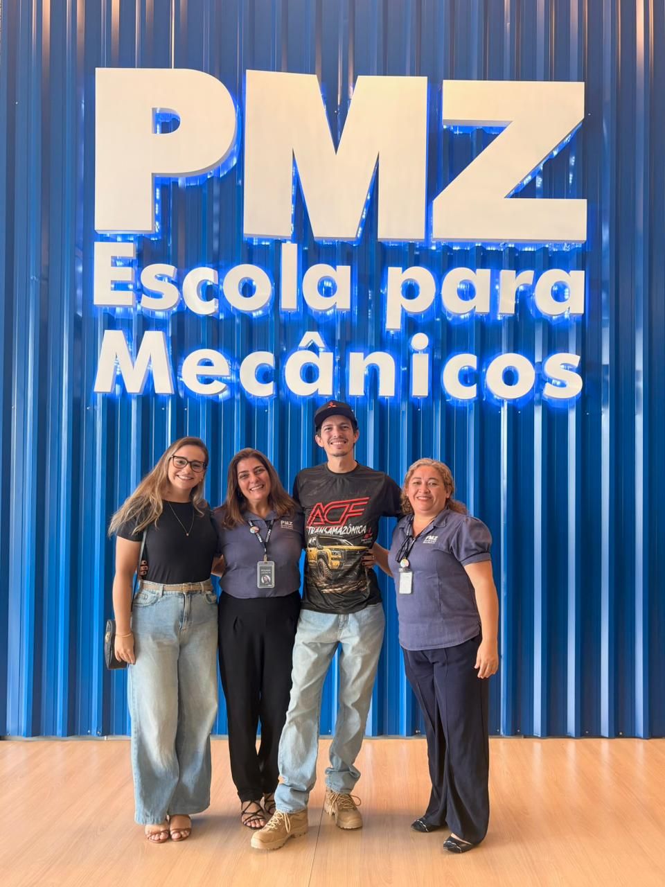 De Olho na Estrada: Ricardinho ACF Visita a Escola PMZ para Mecânicos