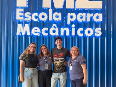 De Olho na Estrada: Ricardinho ACF Visita a Escola PMZ para Mecânicos